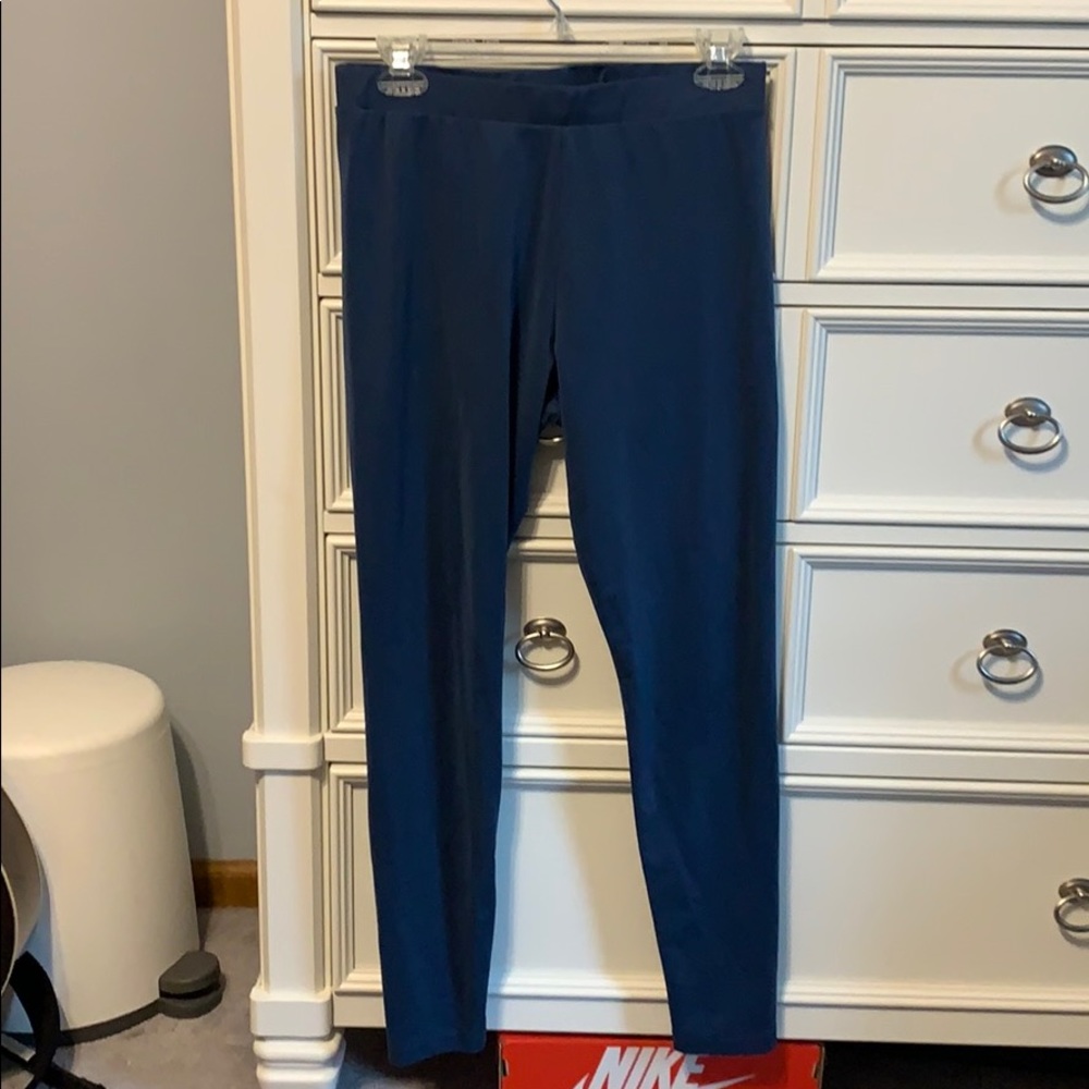 Adidas blue sport leggings